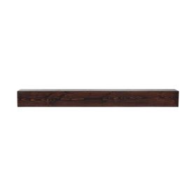 Fireplace Mantel, 60" x 8" x 6", 50 lbs Weight Capacity, Natural Wood Mantel for Over Fireplace, Wall Mounted Floating Farmhouse Shelf