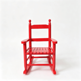 Children's rocking rose red chair- Indoor or Outdoor -Suitable for kids-Durable