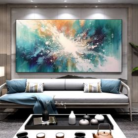 Hand Painted Oil Painting Large Acrylic Oil Painting On Canvas Abstract Painting Canvas Original abstract canvas wall art contemporary Painting F (Style: 01, size: 90x120cm)